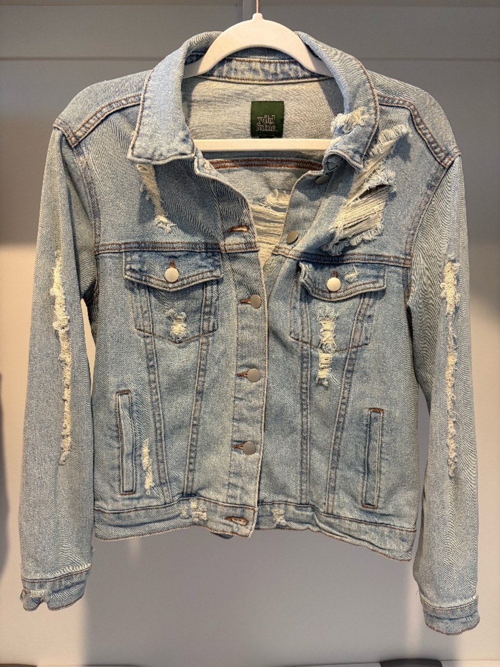 Wild Fable Distressed Demin Jacket